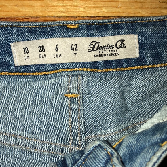 Distressed light blue jeans - Picture 2 of 3